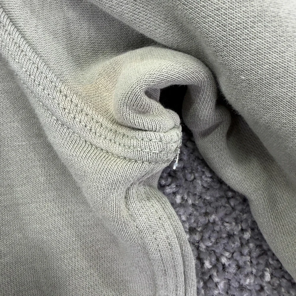 Nike Hoodie Mens Large Green Fleece Pullover Small Swoosh Kangaroo Pocket